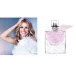 Lancôme La Vie Est Belle Flowers of Happines EdP Produktbild Flasche und Julia Roberts - Parfümerie Digi-markets