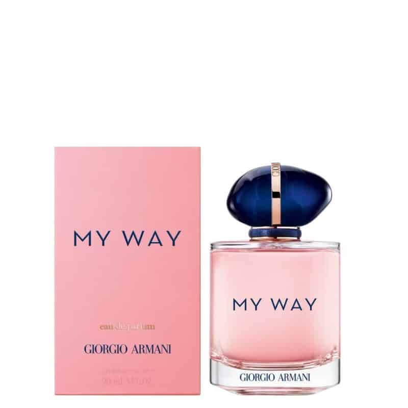 Giorgio Armani My Way EdP Produktbild 90ml Flasche und Verpackung - Parfümerie Digi-markets