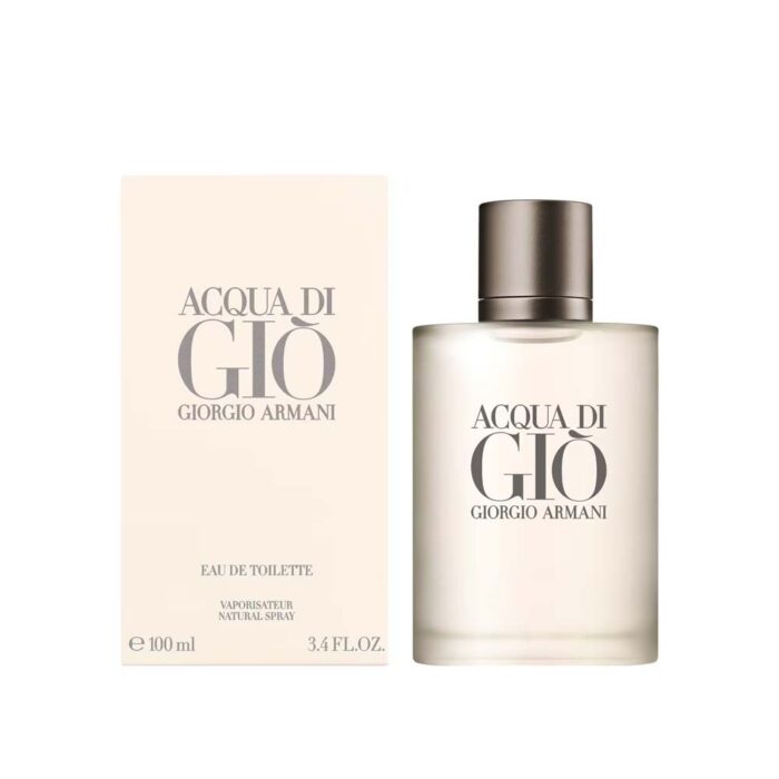 Armani Acqua di Gio Homme EdT Verpackung und Flasche